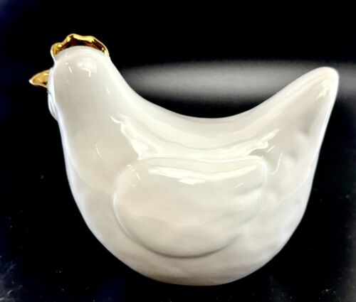 NEW Crescent Enterprise Co., LTD Farmhouse Ceramic Hen Figurine