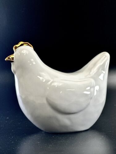 NEW Crescent Enterprise Co., LTD Farmhouse Ceramic Hen Figurine