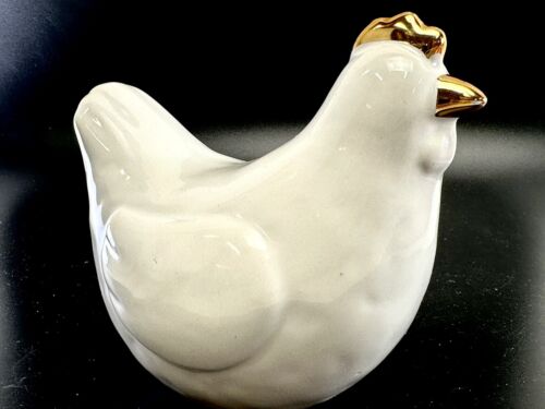 NEW Crescent Enterprise Co., LTD Farmhouse Ceramic Hen Figurine