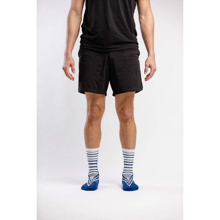 Pair of Thieves Men's 3pk Cushion Crew Socks- Lime/Blue/White Moon 8-12