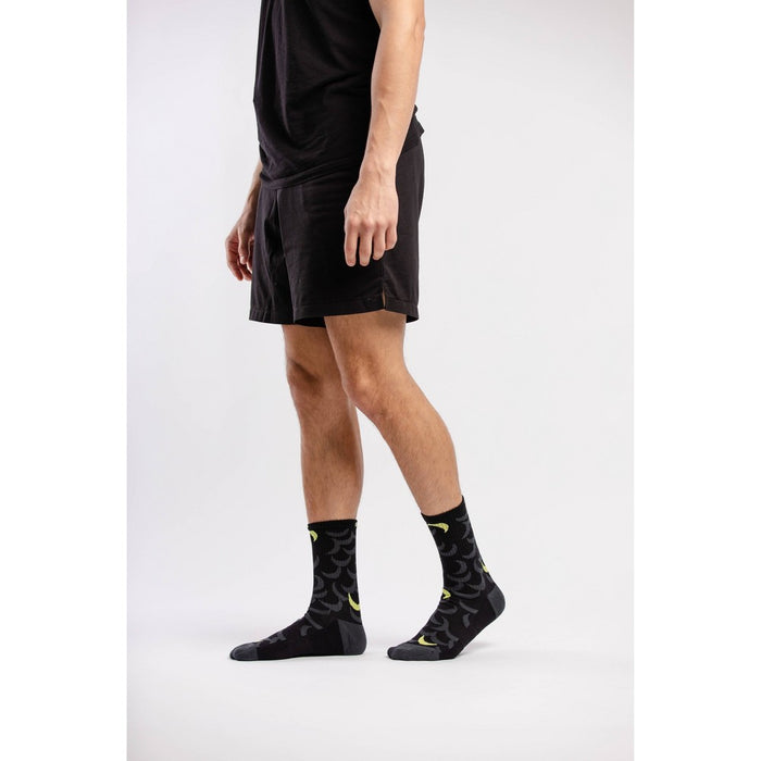 Pair of Thieves Men's 3pk Cushion Crew Socks- Lime/Blue/White Moon 8-12