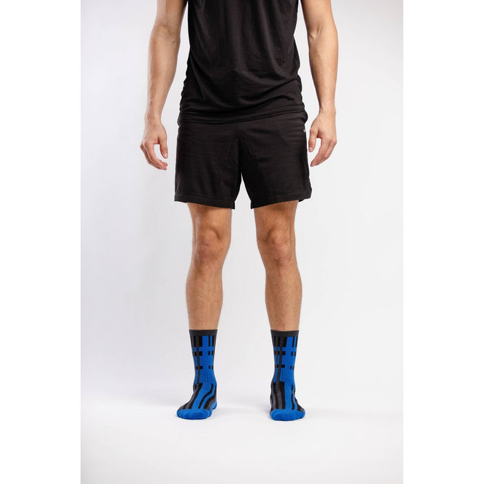 Pair of Thieves Men's 3pk Cushion Crew Socks- Lime/Blue/White Moon 8-12