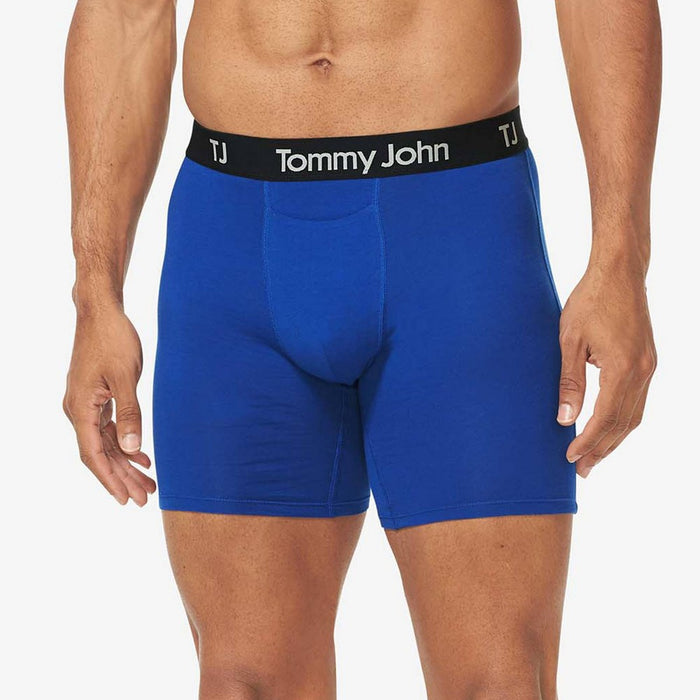 TJ | Tommy John™ Men's Camo Print 6'' Boxer Briefs 2pk - Linear Camo/Mazarine Blue S