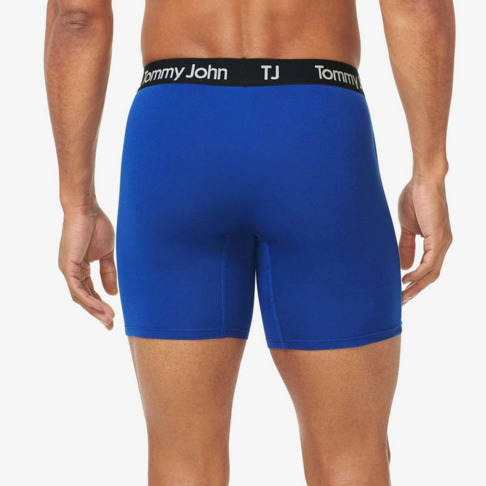 TJ | Tommy John™ Men's Camo Print 6'' Boxer Briefs 2pk - Linear Camo/Mazarine Blue S