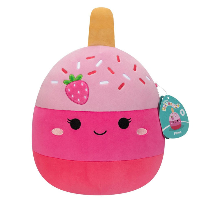 Squishmallows 11" Pama the Pink Strawberry Cake Pop Plush Toy