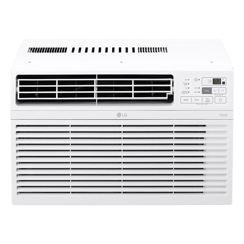 LG 8000 BTU Window Air Conditioners 2023 New Remote Control Wifi Enabled App Ultra-Quite Washable Filter Cools 340 Sq. Ft For Small & Medium Room AC Unit Air Conditioner Easy Install White LW8017ERSM1 (LOCAL PICKUP ONLY)