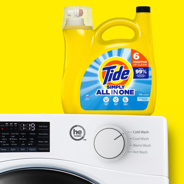 Tide Simply Refreshing Breeze Liquid Laundry Detergent - Clean & Fresh - 184 fl oz