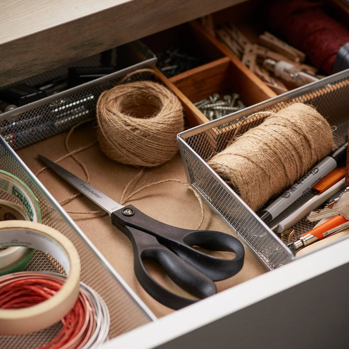 Fiskars 8" Performance Straight Fashion Scissors Black