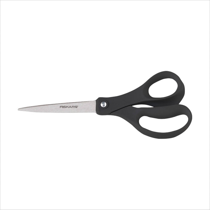 Fiskars 8" Performance Straight Fashion Scissors Black