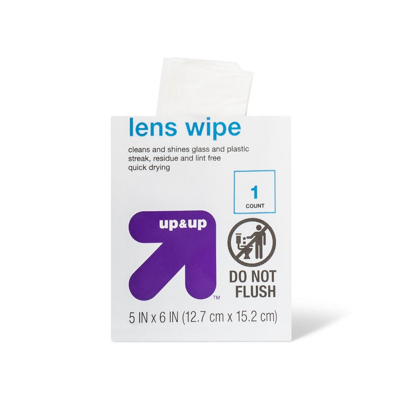 Pre-Moistened Lens Wipes - 60ct - up & up™