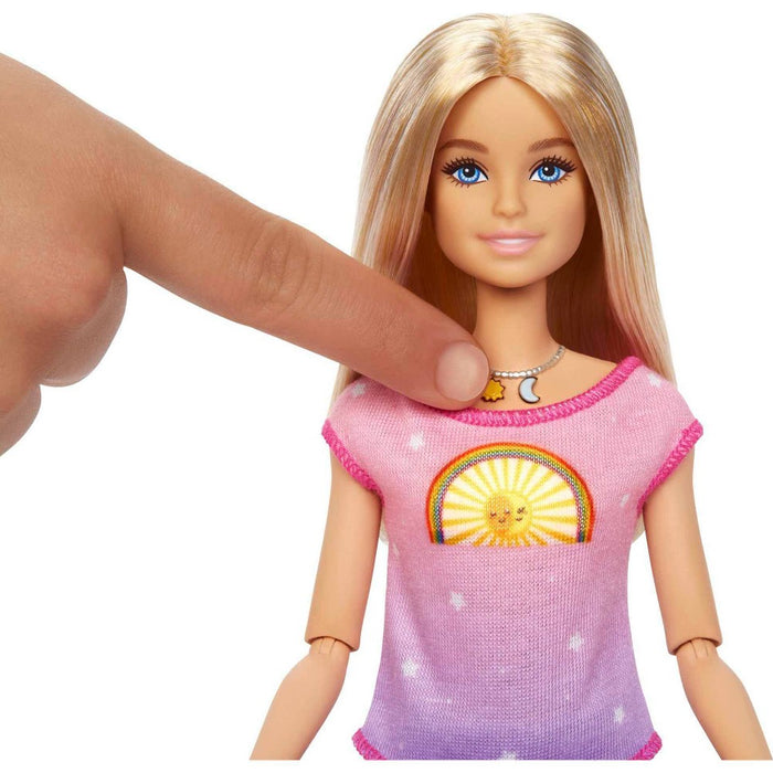Barbie Self-Care Rise & Relax Doll with Yellow Puppy