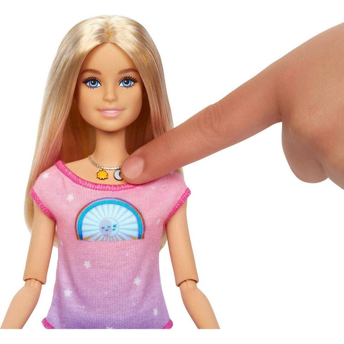 Barbie Self-Care Rise & Relax Doll with Yellow Puppy