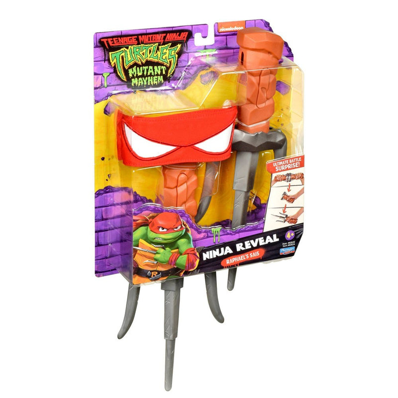 Teenage Mutant Ninja Turtles: Mutant Mayhem Ninja Reveal Raphael's Sais and Role Play Set