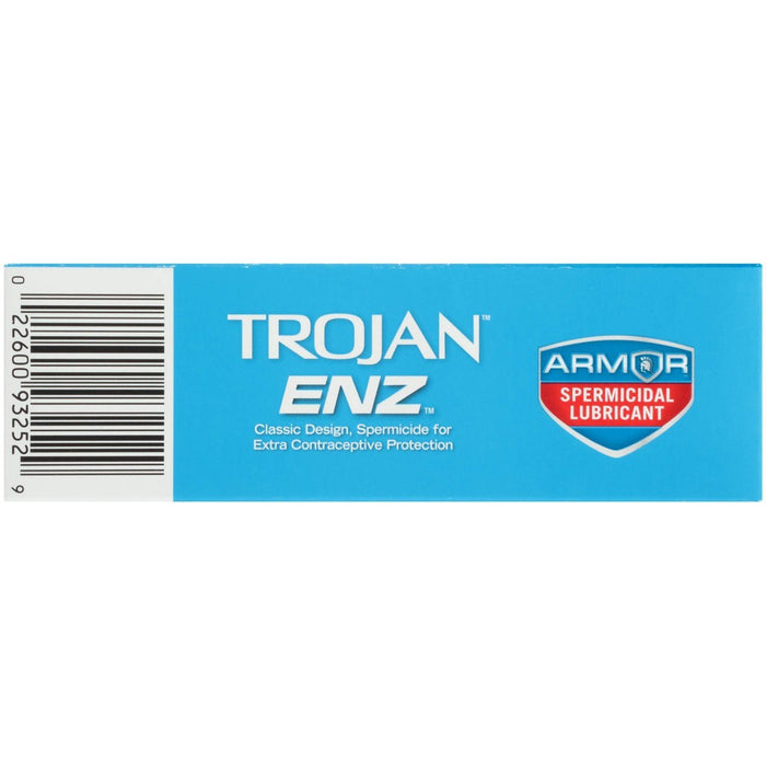 Trojan ENZ Lubricated Premium Latex Condoms - 12ct