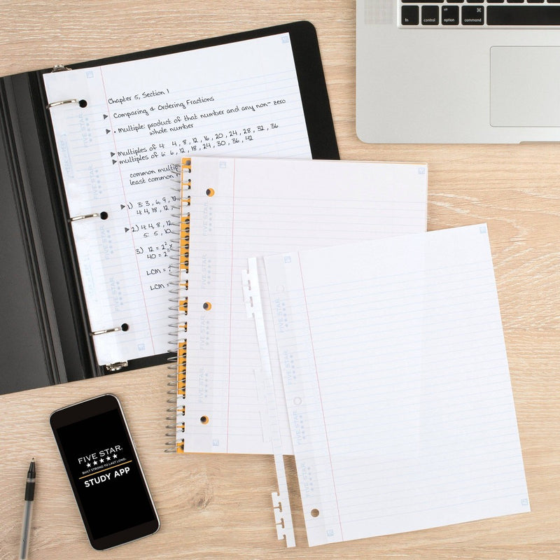 75ct Loose Leaf Filler Paper College Ruled - Five Star