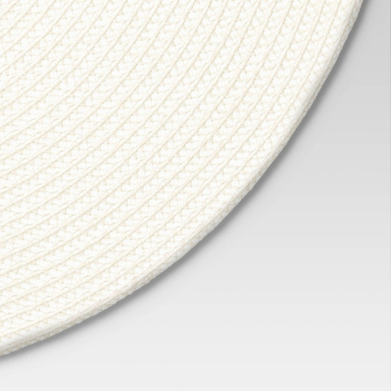 Polyround Charger Placemat Cream - Threshold™