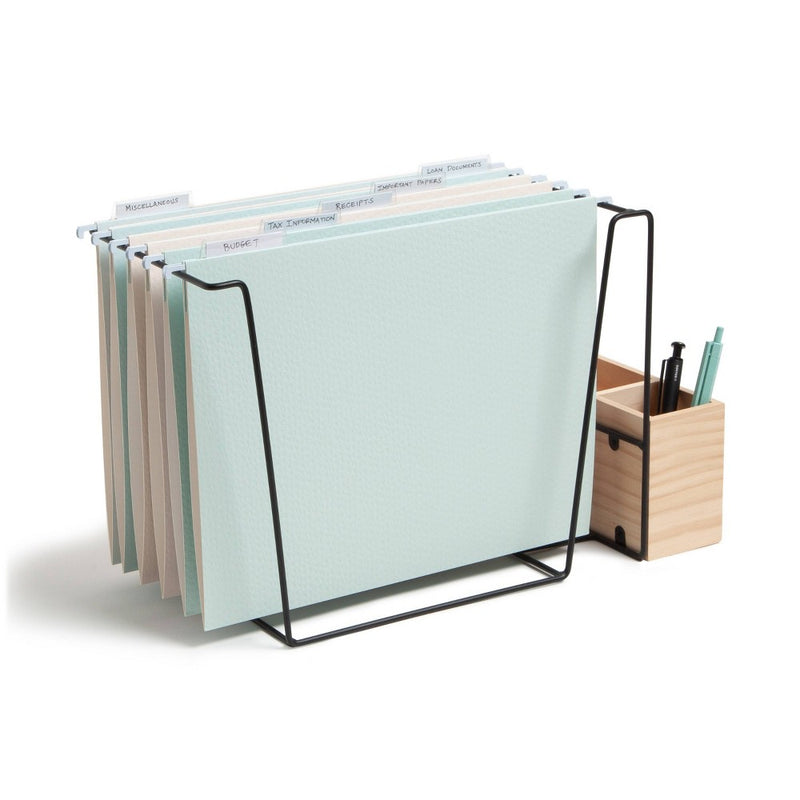 U Brands 6ct 6 Pockets Hanging File Folders - Debossed Pastels