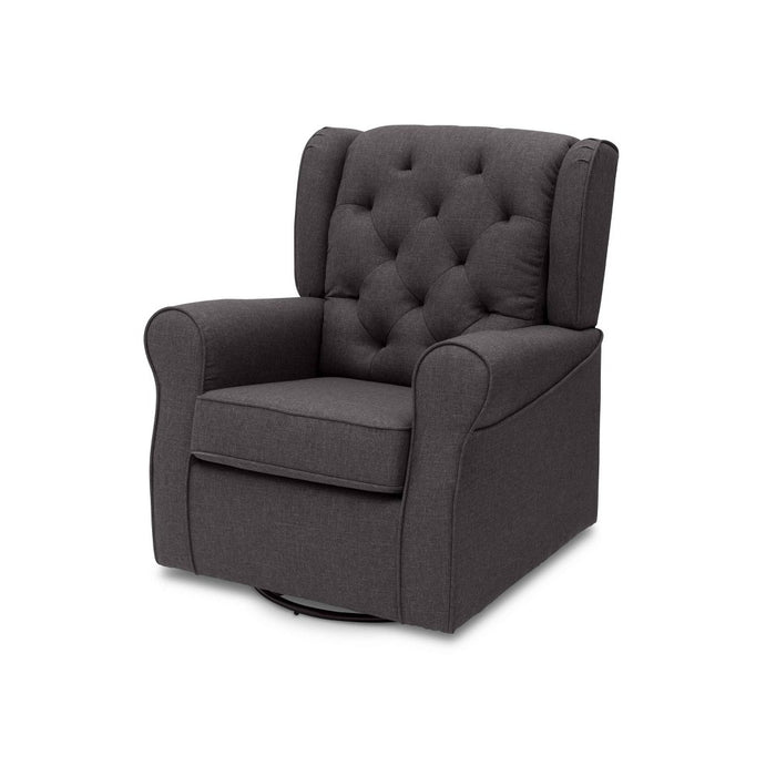 Delta Children Emma Nursery Glider Swivel Rocker Chair – Charcoal (LOCAL PICKUP ONLY)