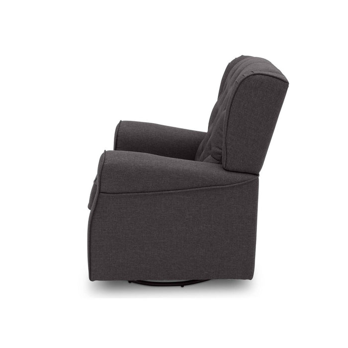 Delta Children Emma Nursery Glider Swivel Rocker Chair – Charcoal (LOCAL PICKUP ONLY)