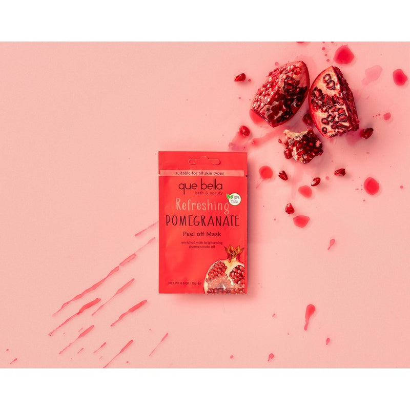 Que Bella Refreshing Pomegranate Peel Off Mask - 0.5oz