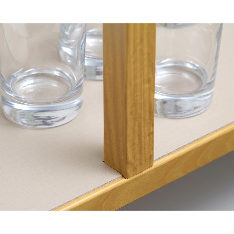 Con-Tact 18"x4' Zip-N-Fit Premium Non-Adhesive Ribbed Shelf Liner Taupe