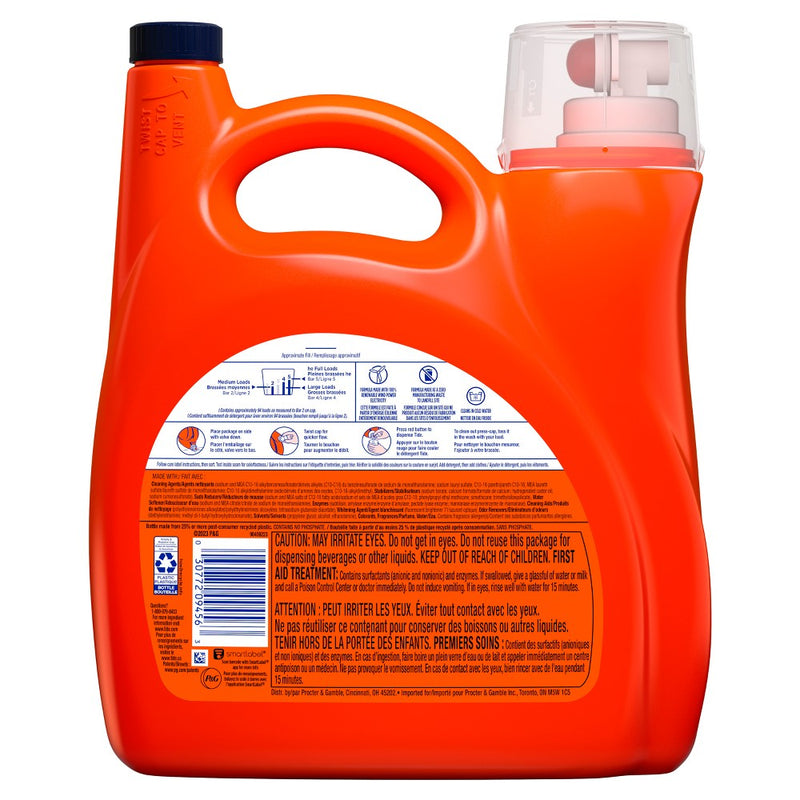 Tide Liquid Oxi + Odor Eliminator Laundry Detergent - 146 fl oz