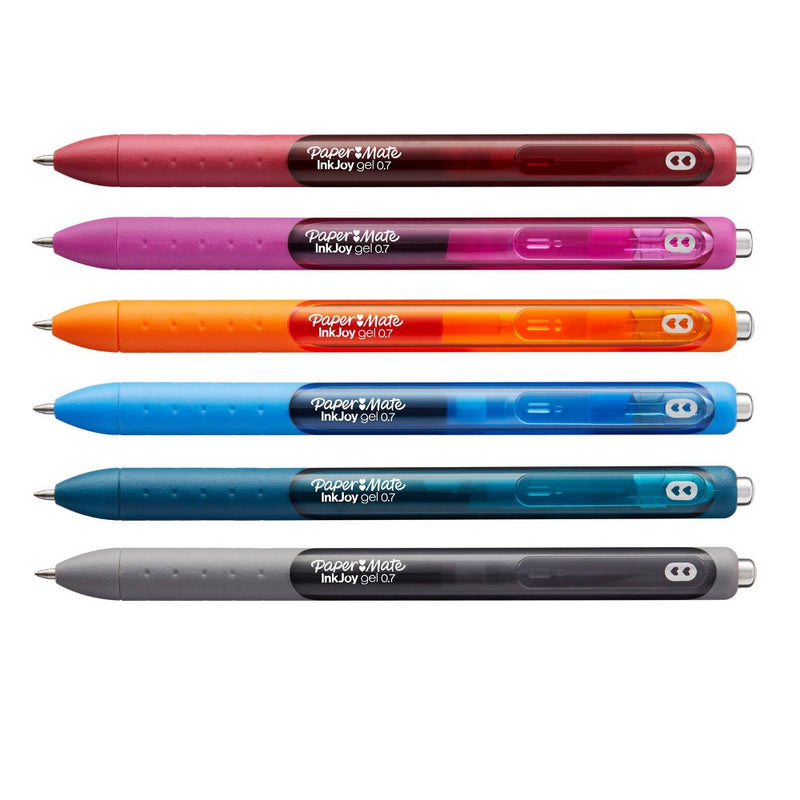 Paper Mate Ink Joy 6pk Gel Pens 0.7mm Medium Tip Bold Colors