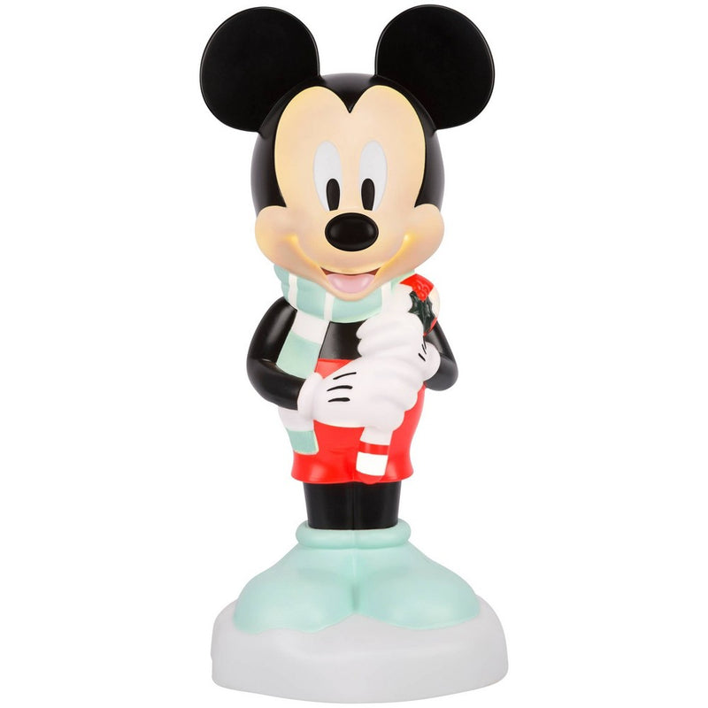 Disney Mickey Mouse & Friends Mickey Mouse 24" Lit Blow Mold Decorative Sculpture Black/White (LOCAL PICKUP ONLY)