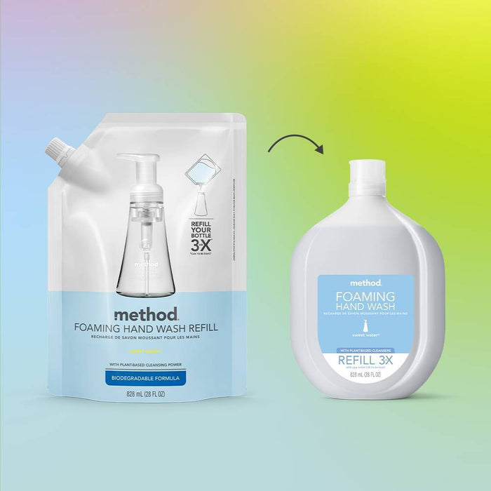 Method Foaming Hand Soap Refill - Sweet Water - 28 fl oz