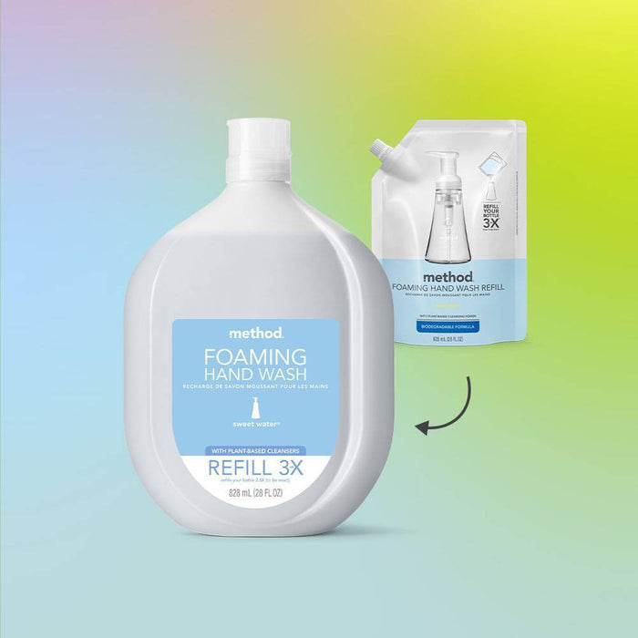 Method Foaming Hand Soap Refill - Sweet Water - 28 fl oz