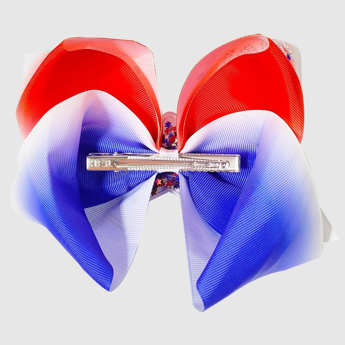 Girls' JoJo Siwa Americana Stars Bow - Blue/Red