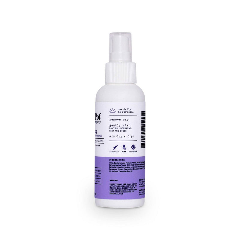 The Honey Pot Lavender Fragrance free Panty Spray - 4oz