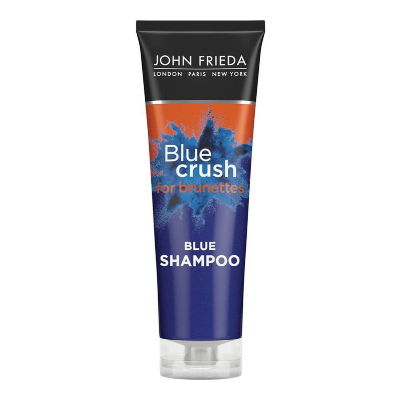 John Frieda Blue Crush for Brunettes Shampoo, Blue Shampoo for Color Treated and Natural Hair - 8.3 fl oz