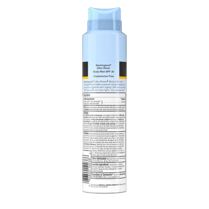 Neutrogena Ultra Sheer Lightweight Sunscreen Spray - SPF 30 - 5oz
