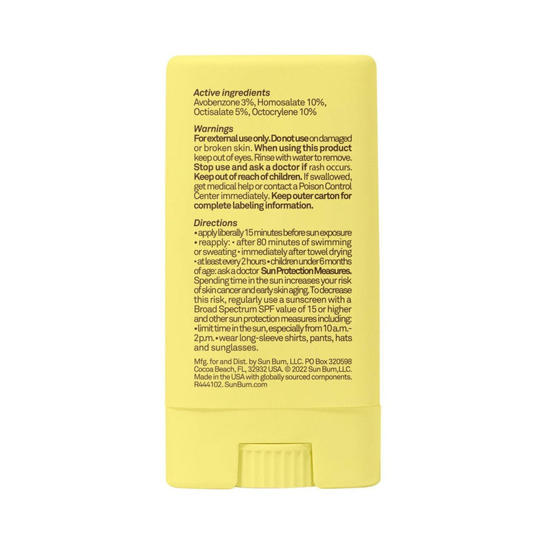 Sun Bum Kids' Clear Sunscreen Face Stick - SPF 50 - 0.53oz