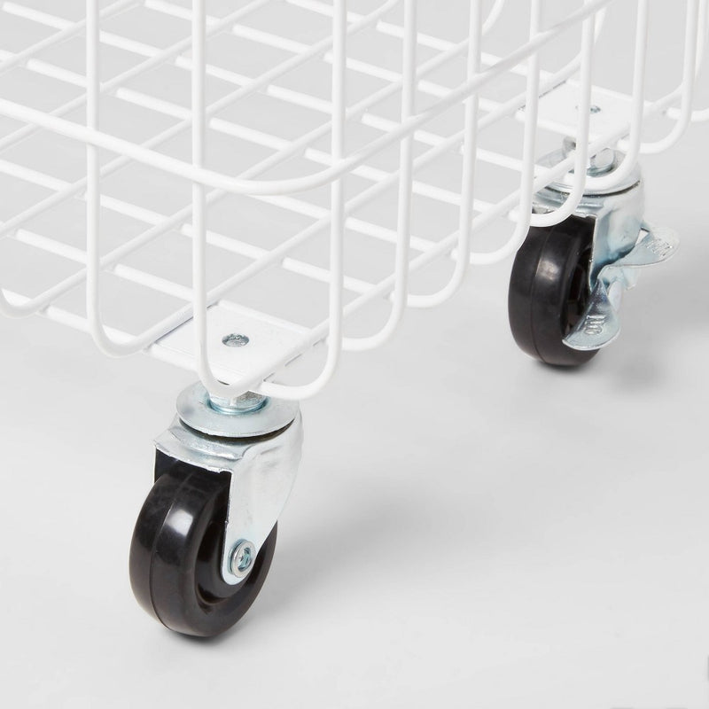 Wire Rolling Laundry Hamper - Brightroom™ (LOCAL PICKUP ONLY)