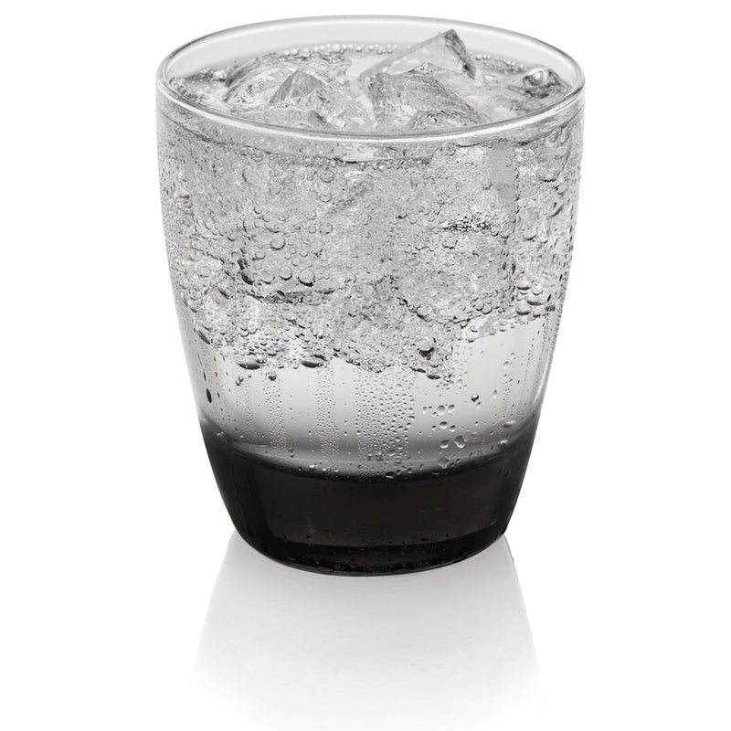 SINGLE GLASS 6Libbey Classic Smoke 16-Piece Tumbler and Rocks Glass Set (LOCAL PICKUP ONLY)