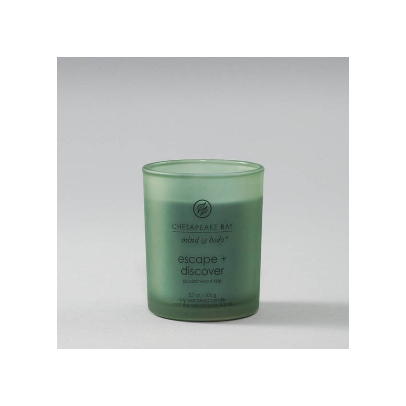 3.7oz Glass Jar Mind & Body Escape & Discover Candle - Chesapeake Bay Candle