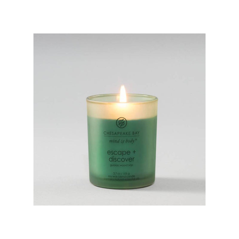 3.7oz Glass Jar Mind & Body Escape & Discover Candle - Chesapeake Bay Candle