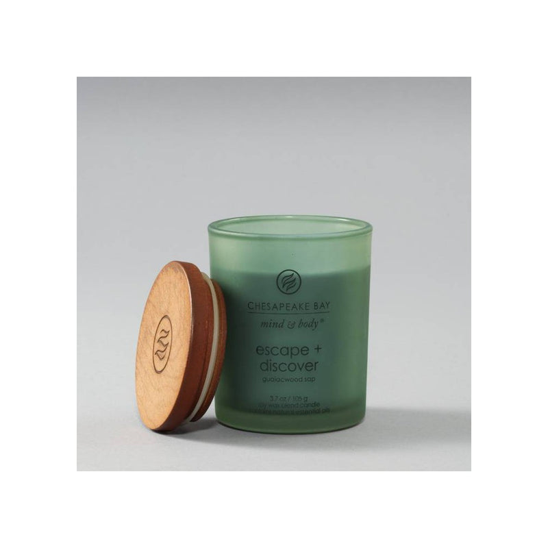 3.7oz Glass Jar Mind & Body Escape & Discover Candle - Chesapeake Bay Candle