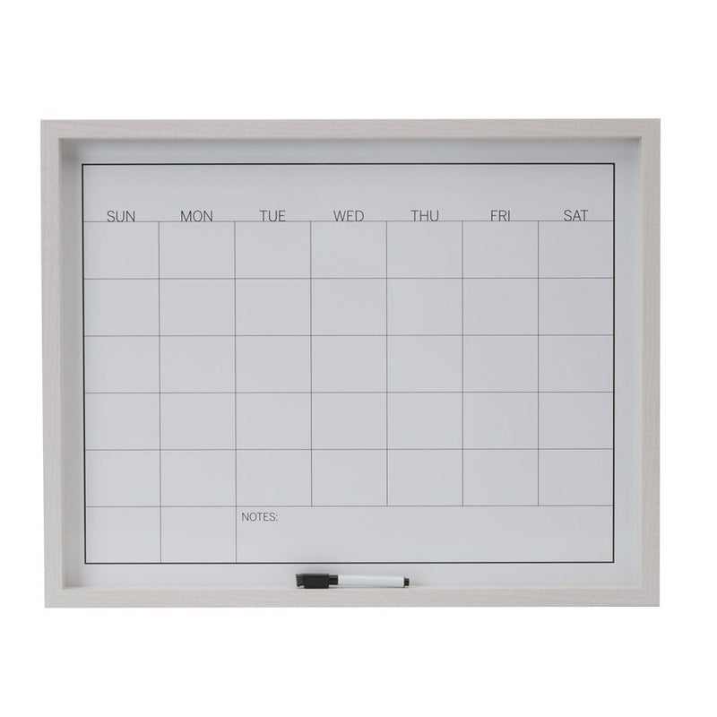 Mikasa White Board Calendar With Dry Erase Pen, 24X19-Inch, White (LOCAL PICKUP ONLY)
