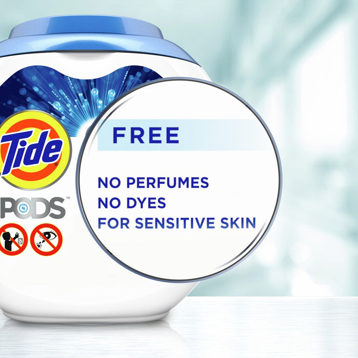 Tide Pods Oxi Laundry Detergent - Free & Gentle - 59oz/57ct