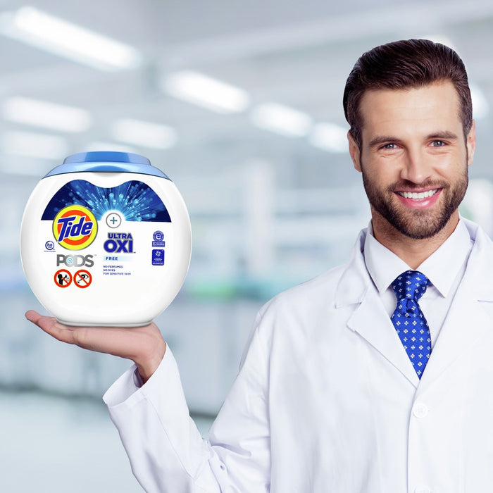 Tide Pods Oxi Laundry Detergent - Free & Gentle - 59oz/57ct