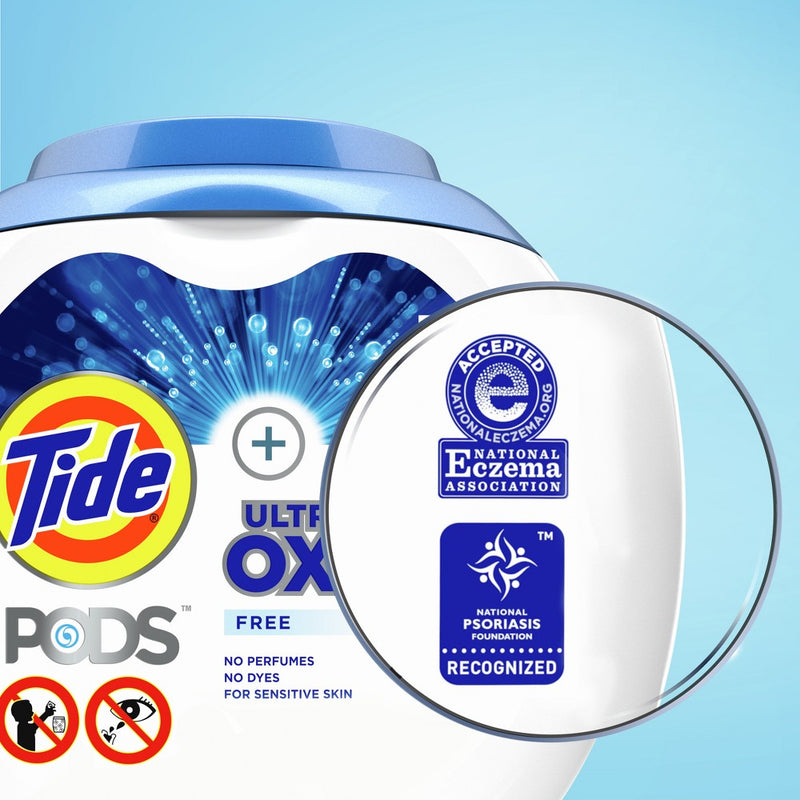 Tide Pods Oxi Laundry Detergent - Free & Gentle - 59oz/57ct