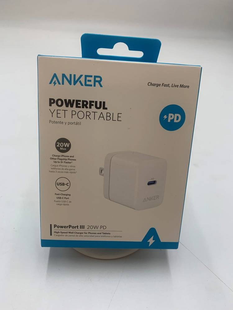 Anker PowerPort III 20W USB-C Power Delivery Wall Charger - White *NEW & SEALED*