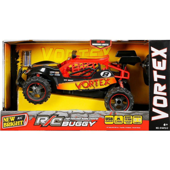 New Bright RC 1:14 Scale Full Function USB Buggy - Vortex Black