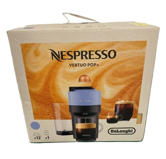 Nespresso Vertuo Pop+ Coffee Machine by De'Longhi - Pacific Blue - ENV92A