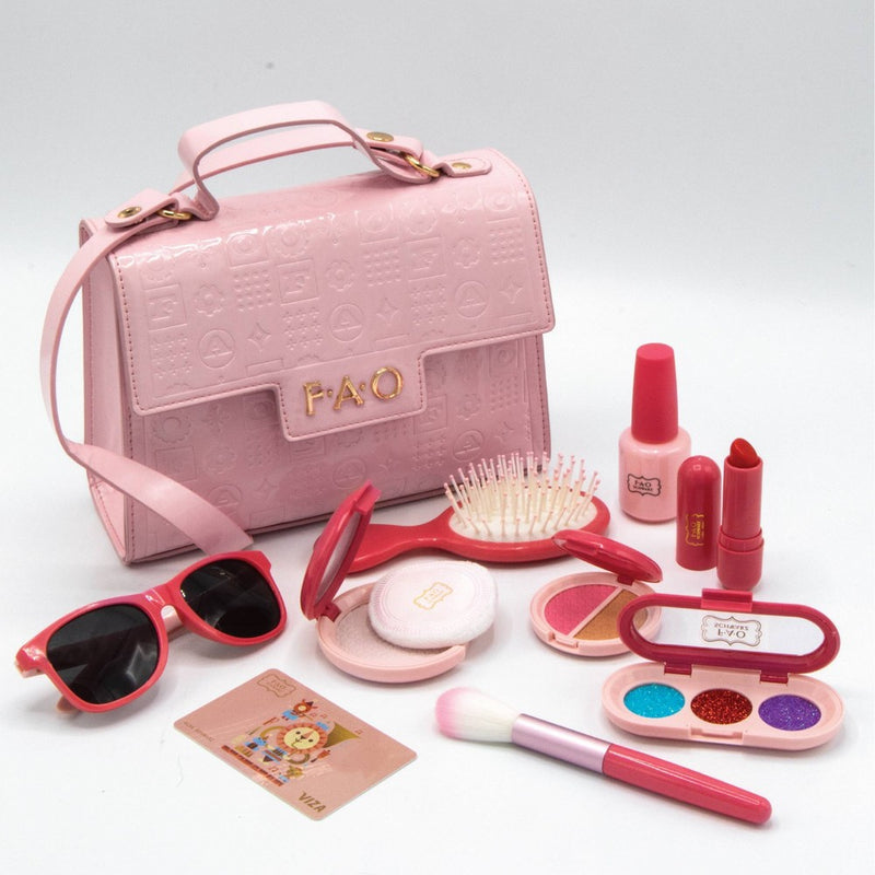 FAO Schwarz Glamour Purse Set Pretend Play Makeup Kit
