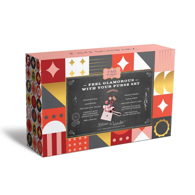FAO Schwarz Glamour Purse Set Pretend Play Makeup Kit