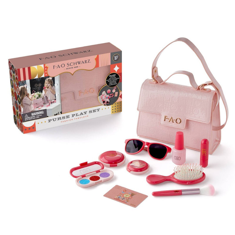 FAO Schwarz Glamour Purse Set Pretend Play Makeup Kit